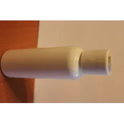 Флакон с дисктопом для шампуней, гелев  100мл белый