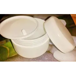 Баночка термос белая под косметику  100мл