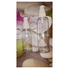 Флакон с дозатором прозрачный 50мл и 100мл