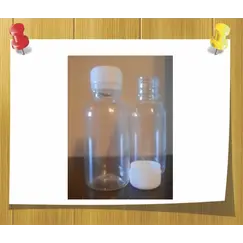 Бутылка пластиковая 100 мл прозрачная