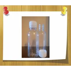 Бутылка пластиковая 125 мл прозрачная