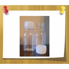 Бутылка пластиковая 50 мл прозрачная