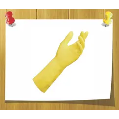 Перчатки защитные (используются при изготовлении мыла с нуля,выдерживают 50% щелочь)