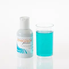 Краситель бирюзовый ZENICOLOR Fusion Turquoise для мыла с нуля и гелей, Вес: 10 гр