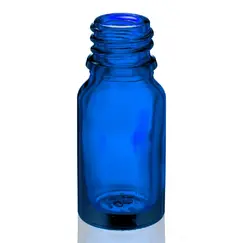 Флакон стеклянный синего цвета с винтовой горловиной 10 мл
