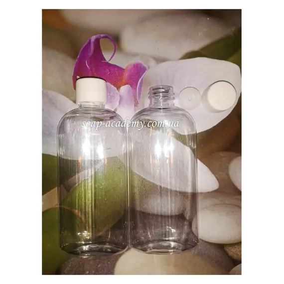 Флакон плоский с капельником 100 мл прозрачный