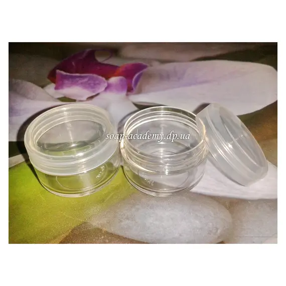 Баночка прозрачная круглая 6 мл и 10 мл