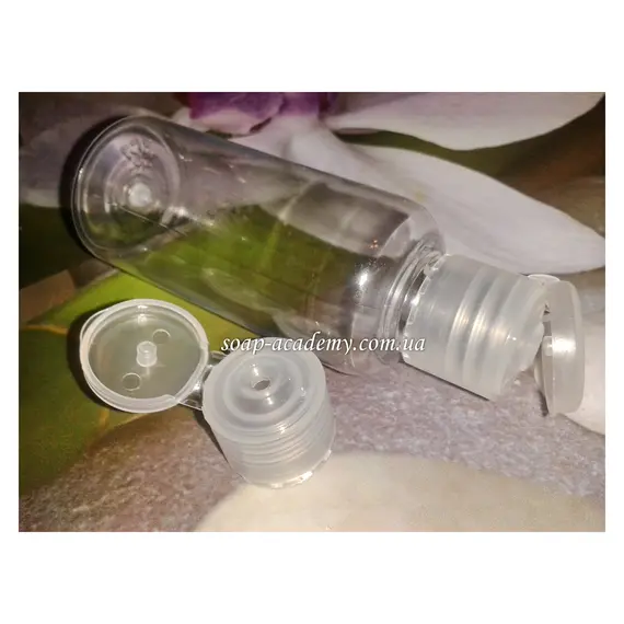 Фото 2332: Флакон прозрачный флип-топ 50 мл