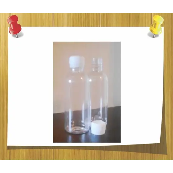 Бутылка пластиковая 200 мл прозрачная