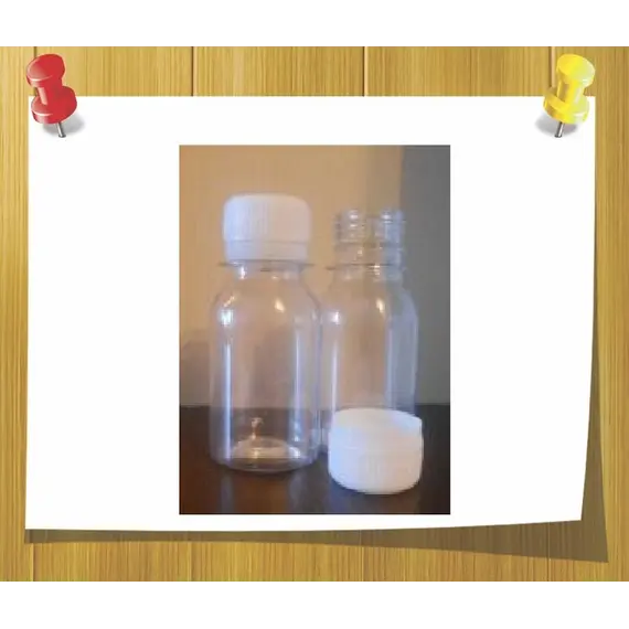 Бутылка пластиковая 50 мл прозрачная