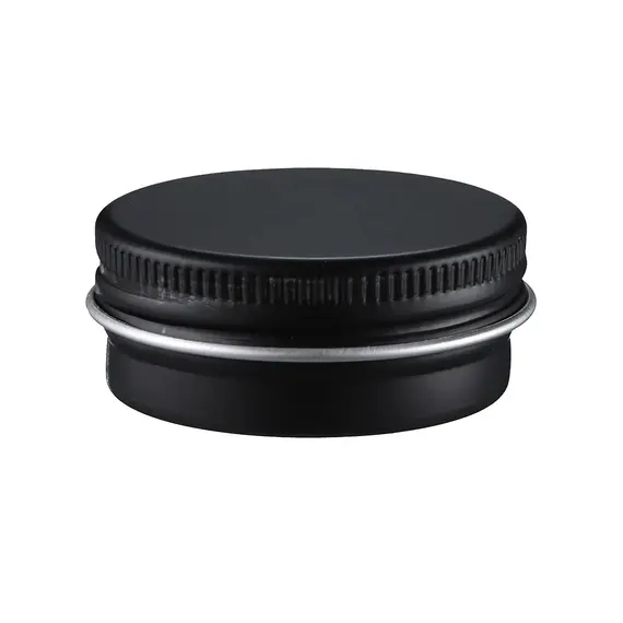 Алюминиевая банка 15 мл чёрная