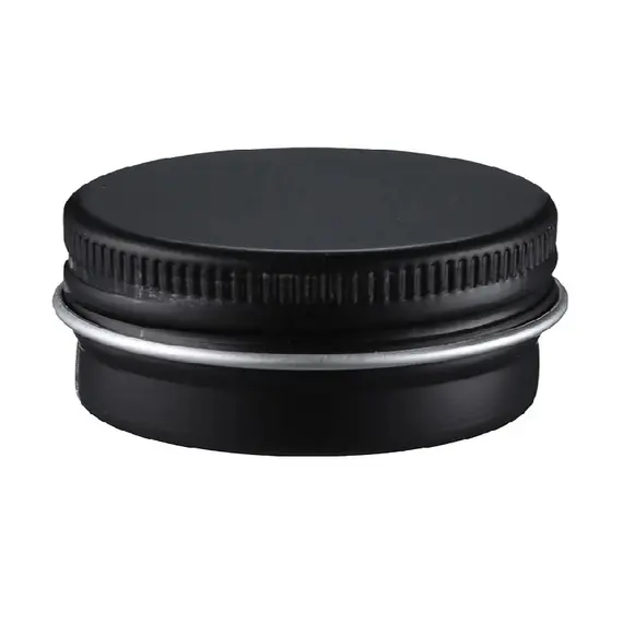 Алюминиевая банка 30 мл чёрная