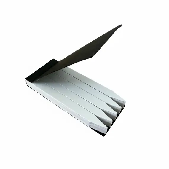 Блотери для парфумерії книжка 100 шт чорна обкладинка 93х40х10 мм