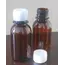 Бутылка пластиковая 100 мл светло-коричневая